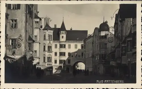 Ak Rattenberg in Tirol, schöne Detailansicht