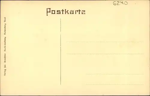 Ak Rattenberg in Tirol, schöne Detailansicht