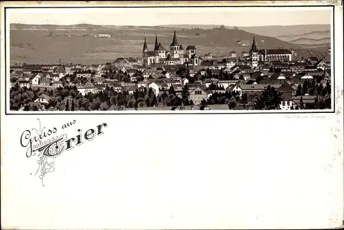 Vorläufer Litho Trier in Rheinland Pfalz, Panoramablick auf die Stadt