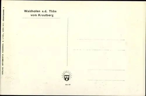 Ak Waidhofen an der Ybbs Niederösterreich, schöne Detailansicht