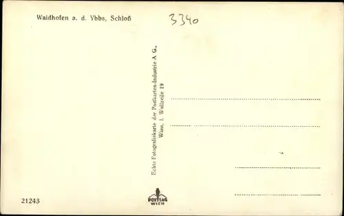 Ak Waidhofen an der Ybbs Niederösterreich, schöne Detailansicht