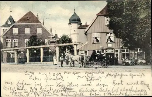 Ak Eutin in Schleswig Holstein, schöne Detailansicht