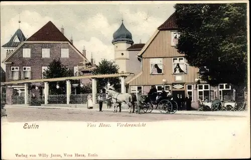 Ak Eutin in Schleswig Holstein, schöne Detailansicht