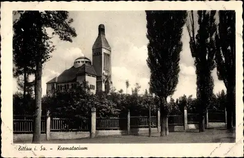 Ak Zittau in der Oberlausitz, schöne Detailansicht