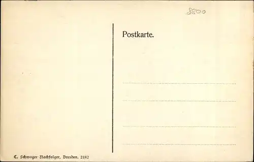 Ak Zittau in der Oberlausitz, schöne Detailansicht