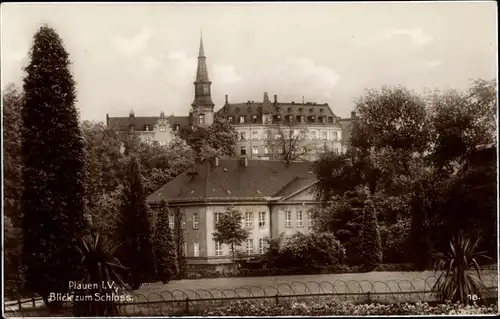 Ak Plauen im Vogtland, Blick zum Schloss