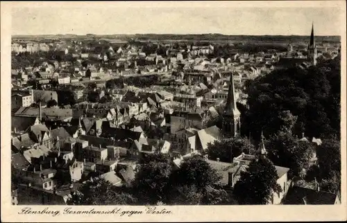 Ak Flensburg in Schleswig Holstein, schöne Detailansicht