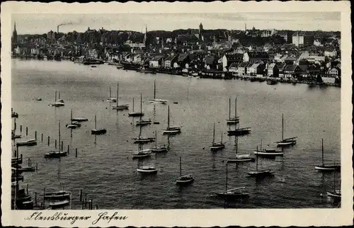 Ak Flensburg in Schleswig Holstein, schöne Detailansicht