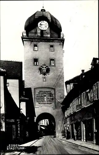 Ak Leoben in der Steiermark, schöne Detailansicht