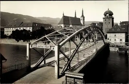 Ak Leoben in der Steiermark, schöne Detailansicht