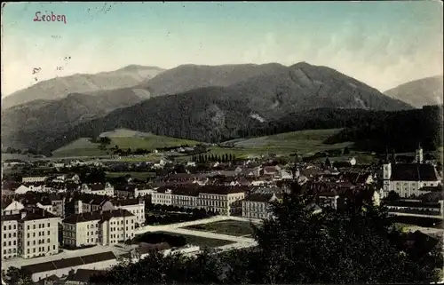 Ak Leoben in der Steiermark, schöne Detailansicht