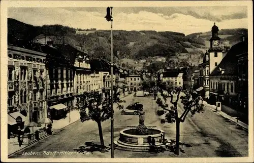 Ak Leoben in der Steiermark, schöne Detailansicht