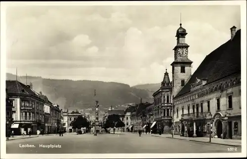 Ak Leoben in der Steiermark, schöne Detailansicht