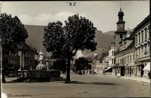 Ak Leoben in der Steiermark, schöne Detailansicht