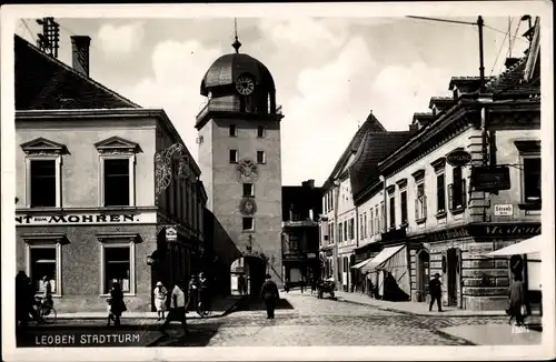 Ak Leoben in der Steiermark, schöne Detailansicht