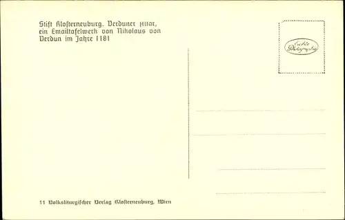 Ak Klosterneuburg in Niederösterreich, schöne Detailansicht