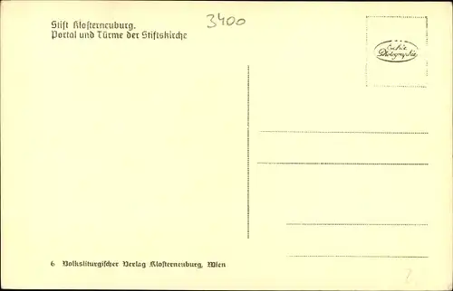 Ak Klosterneuburg in Niederösterreich, schöne Detailansicht