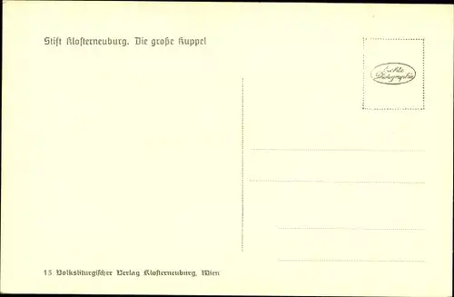 Ak Klosterneuburg in Niederösterreich, schöne Detailansicht