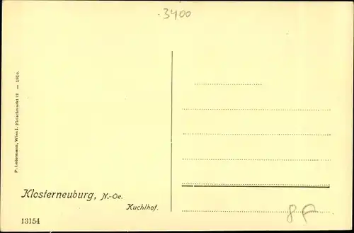 Ak Klosterneuburg in Niederösterreich, schöne Detailansicht