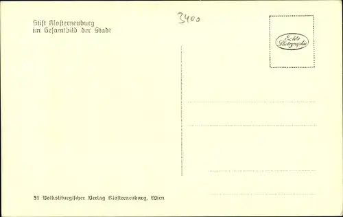 Ak Klosterneuburg in Niederösterreich, schöne Detailansicht