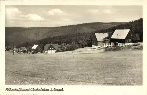Ak Holzhau Rechenberg Bienenmühle Erzgebirge, Teilansicht vom Ort mit Umgebung