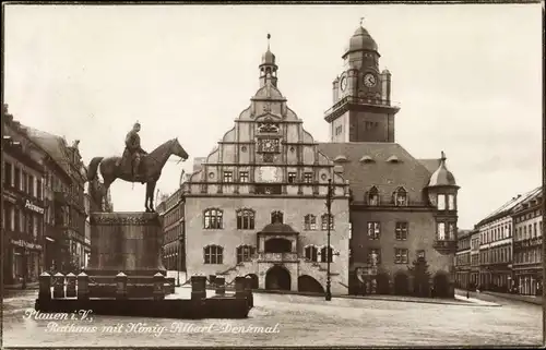 Ak Plauen im Vogtland, schöne Detailansicht