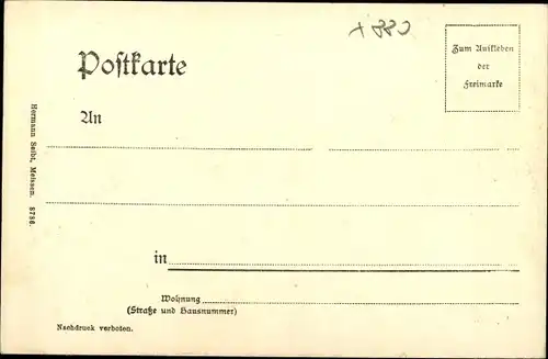 Ak Oybin im Zittauer Gebirge, schöne Detailansicht