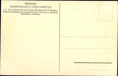 Ak Oybin im Zittauer Gebirge, schöne Detailansicht