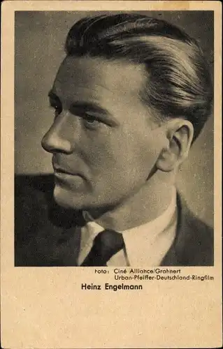 Ak Schauspieler Heinz Engelmann, Portrait, Ross Verlag 