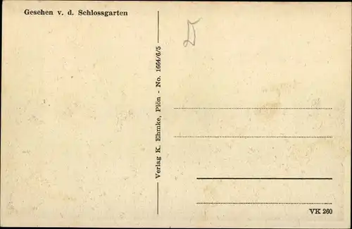 Ak Plön in Schleswig Holstein, schöne Detailansicht