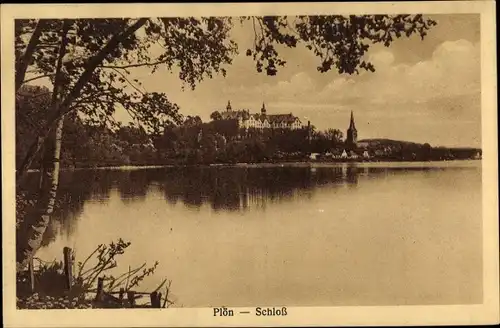 Ak Plön in Schleswig Holstein, schöne Detailansicht