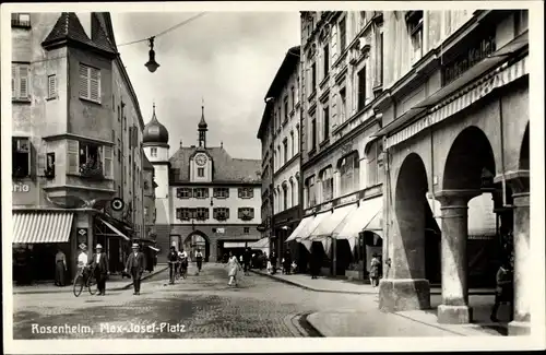 Ak Rosenheim in Oberbayern, schöne Detailansicht