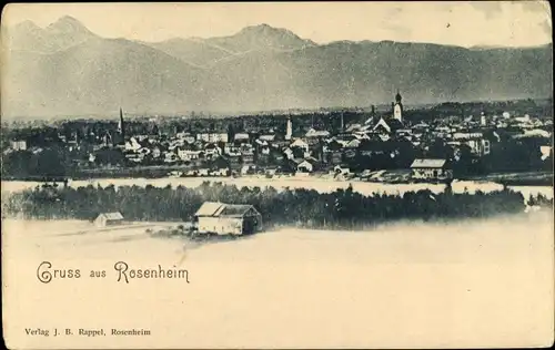 Ak Rosenheim in Oberbayern, schöne Detailansicht