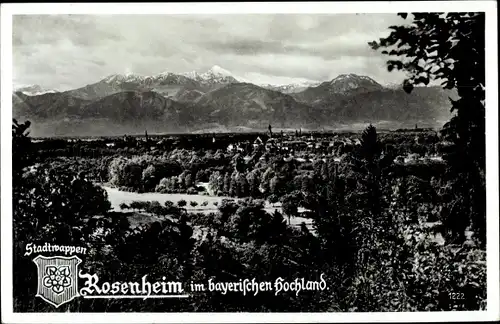 Ak Rosenheim in Oberbayern, schöne Detailansicht