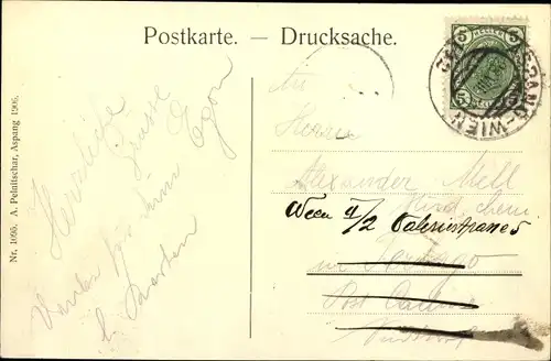 Ak Aspang in Niederösterreich, schöne Detailansicht