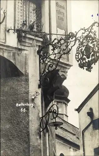 Ak Rattenberg in Tirol, schöne Detailansicht