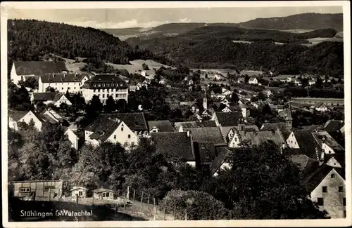 Ak Stühlingen an der Wutach Kreis Waldshut, Panoramaansicht von Stadt und Umgebung