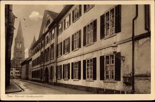 Ak Freiburg im Breisgau Baden Württemberg, Erzbischöfliches Konvikt, Kirche