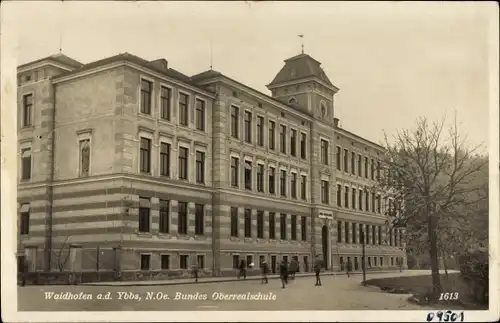 Ak Waidhofen an der Ybbs in Niederösterreich, Bundes Oberrealschule