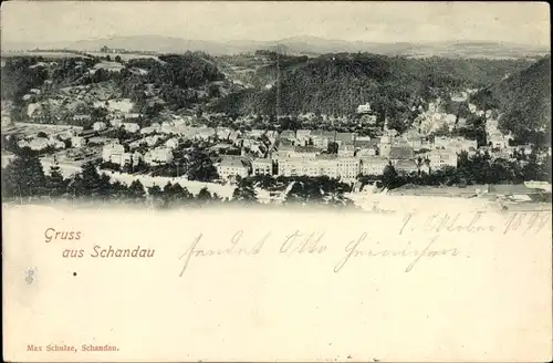 Ak Bad Schandau an der Elbe, schöne Detailansicht