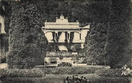 Ak Bad Schandau an der Elbe, schöne Detailansicht