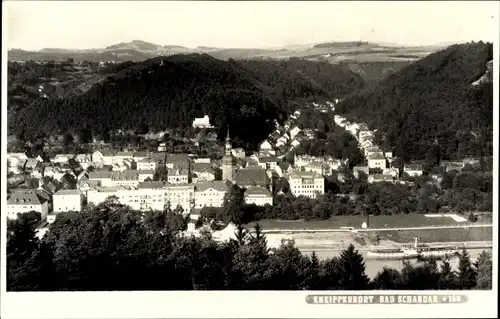 Ak Bad Schandau an der Elbe, schöne Detailansicht