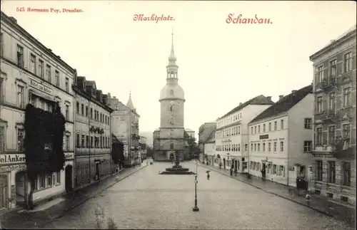 Ak Bad Schandau an der Elbe, schöne Detailansicht