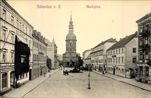 Ak Bad Schandau an der Elbe, schöne Detailansicht