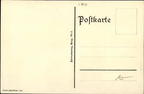 Ak Leoben in der Steiermark, schöne Detailansicht