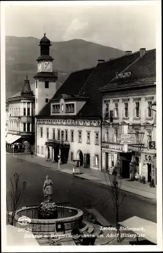 Ak Leoben in der Steiermark, schöne Detailansicht