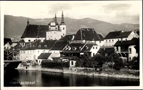 Ak Leoben in der Steiermark, schöne Detailansicht