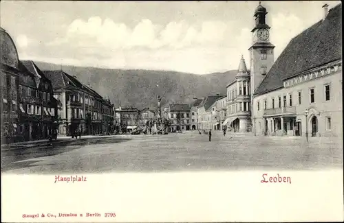 Ak Leoben in der Steiermark, schöne Detailansicht