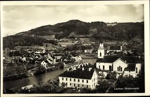 Ak Leoben in der Steiermark, schöne Detailansicht