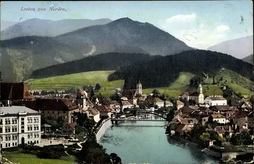 Ak Leoben in der Steiermark, schöne Detailansicht